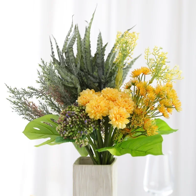 Xuanxiaotong Large Hybrid Bridal Holding Flowers Faux Bouquet for Home Christmas Decor Wedding Decoration Flowers Bouquet