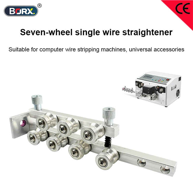 

Wire harness straightener wire reel release tool Wire feeder wheels for single double cables