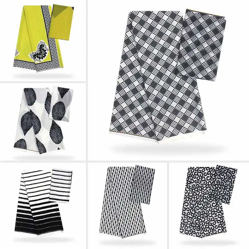 Анкара ткань Африканская шифоновая ткань восковая печать, дизайн африканская фабрика лидер продаж африканская шелковая атласная восковая ткань для платья YB01