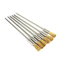 Проволочная щетка промышленная с длинной ручкой медная щетка для очистки нейлоновая щетка из медной проволоки резак для удаления ржавчины Полировочная проволока W