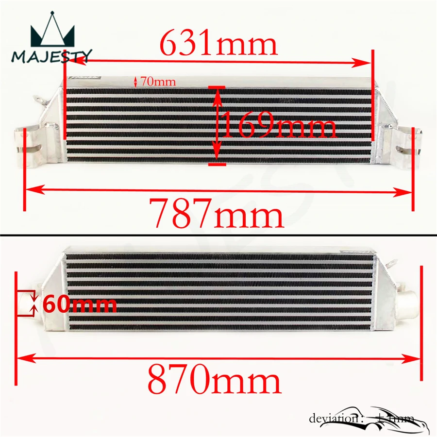 Комплект турбоохладителя для Volkswagen VW GOLF MK5 MK6 GTI FSI JETTA 2 0 T BL|intercooler kit|twin intercoolerturbo