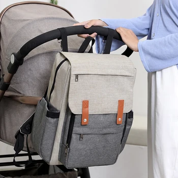 

Mom's diaper bagbaby stroller mom's large capacity travel diaper backpackconvenient baby care bag