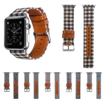 

Genuine Leather Tour Strap 38/42/44/40mm For Apple watch band Sports Loop Bracelet Wrist For iWatch Series 4/3/2/1 Accessories