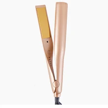 2 в 1 золотой выпрямитель для волос, щипцы для завивки волос, щипцы для завивки и выпрямления влажных и сухих волос, стайлер