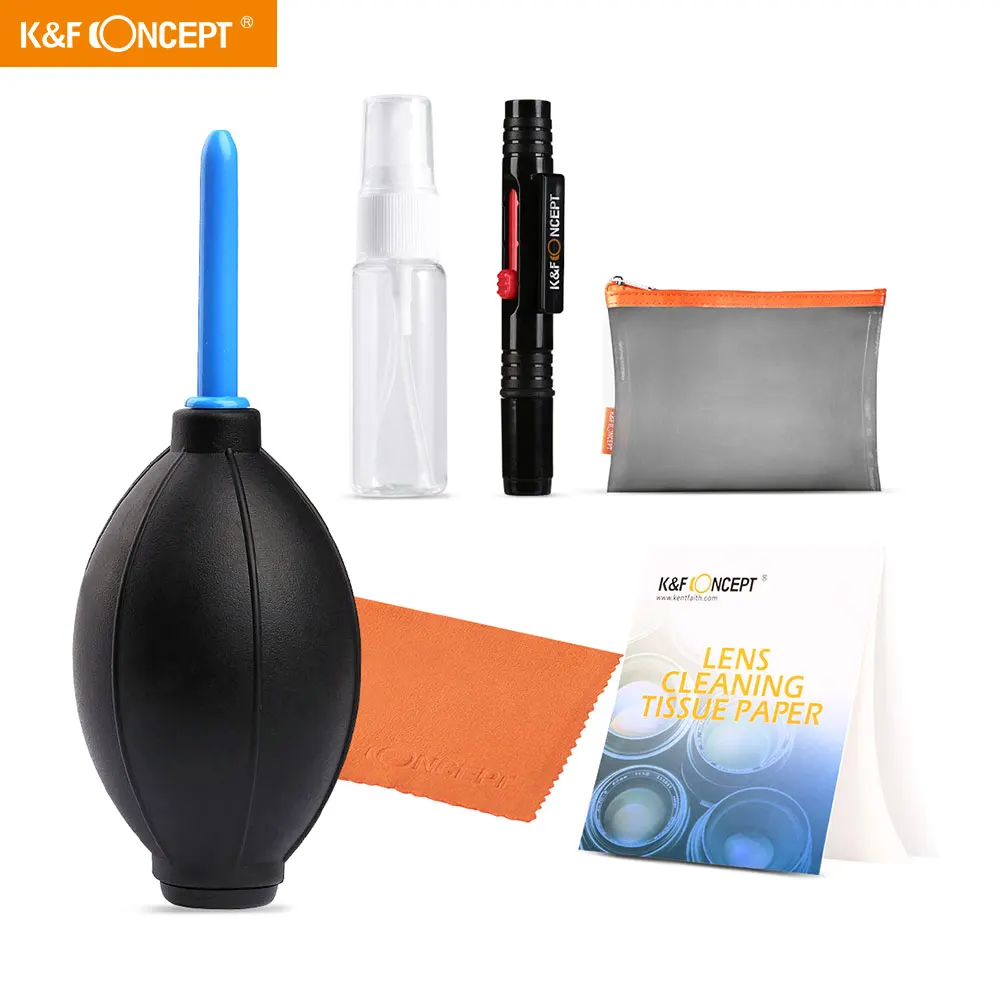 Набор для чистки камеры и объектива K & F Concept 5 в 1 чистящая щетка с сильфоном