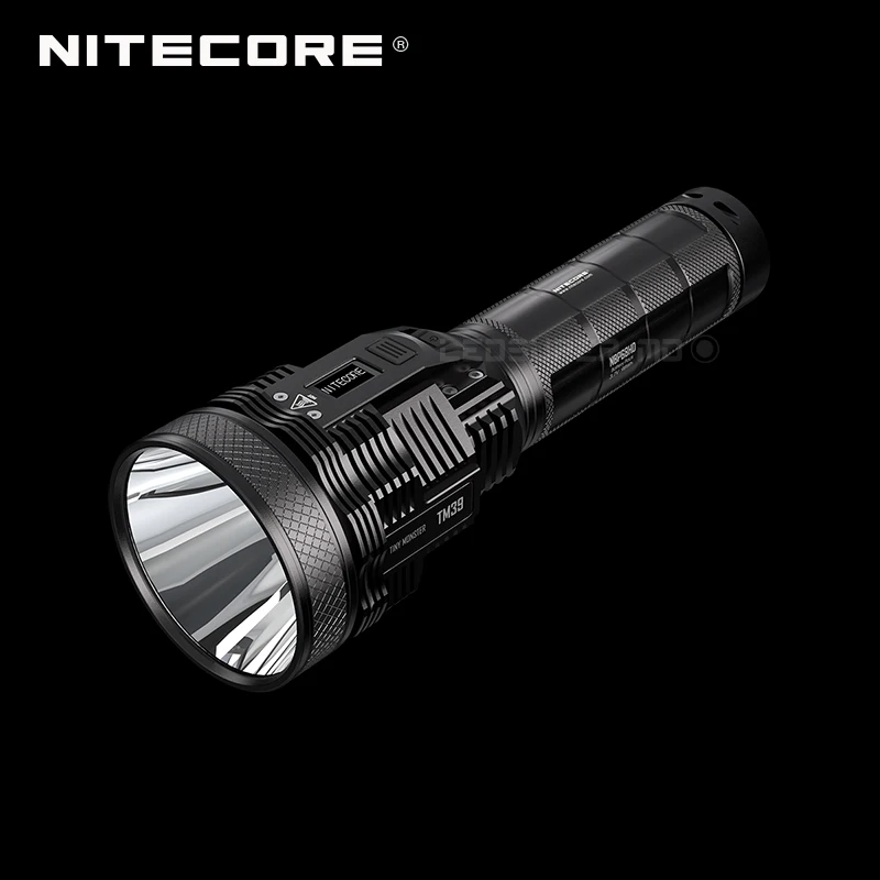 1500 Meters Max Throw Nitecore TM39 5200 Lumens Flashlight Multifunction OLED Display Superior Searchlight with Battery Pack