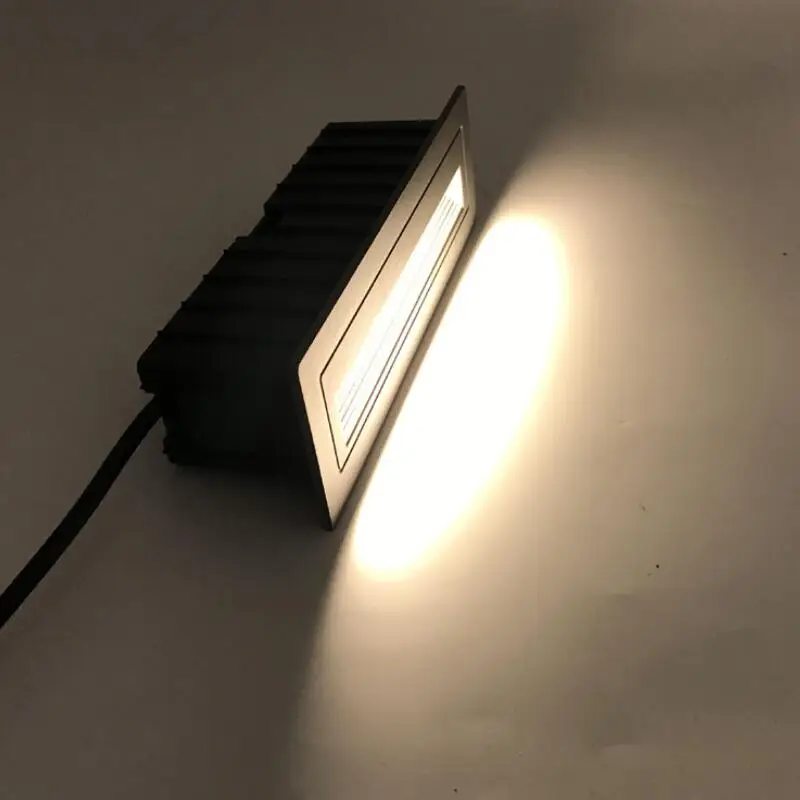 10 Вт COB Встраиваемый светодиодный светильник для лестниц AC85 265V помещений и улицы