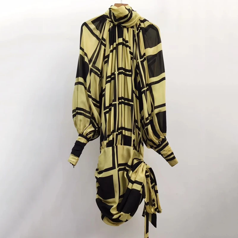 Elegante Jurk Vrouwen Casual Lange Mouw Jurk Kantoor Dame Ontwerpers High Fashion Jurk Elegante Jurk Vrouwen Casual Lange Mouw Jurk Kantoor Dame Ontwerpers High Fashion Jurk
