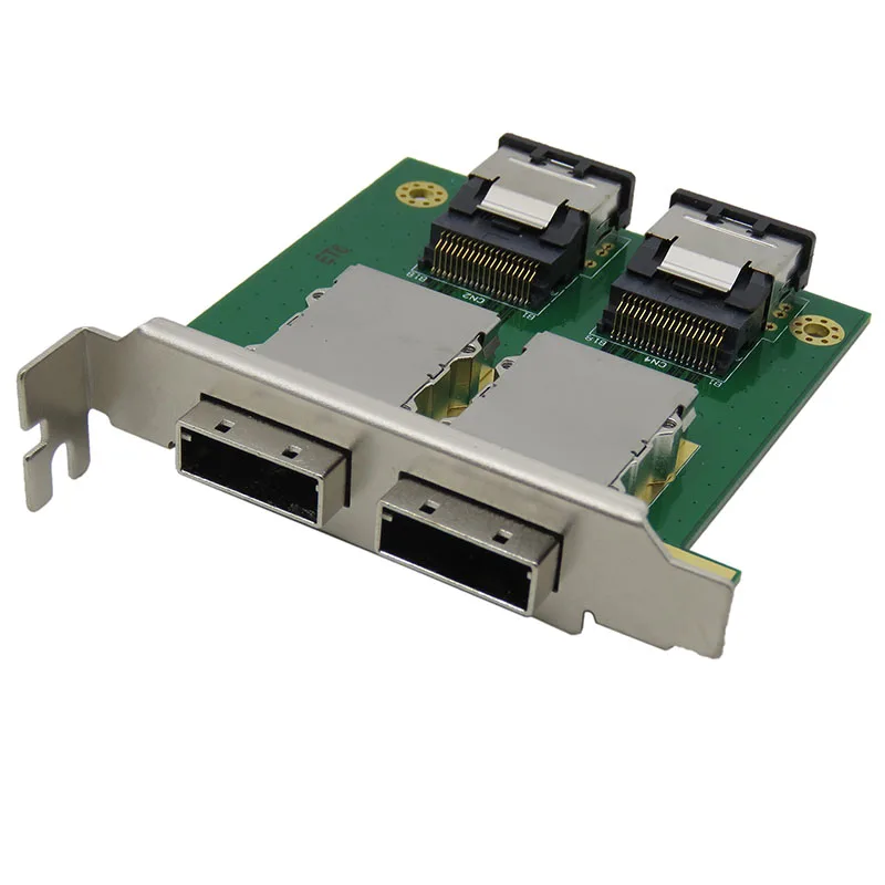 2 Порты мини SAS SAS26P SFF 8088 для 36Pin 8087 адаптер кронштейн PCI конвертер| |