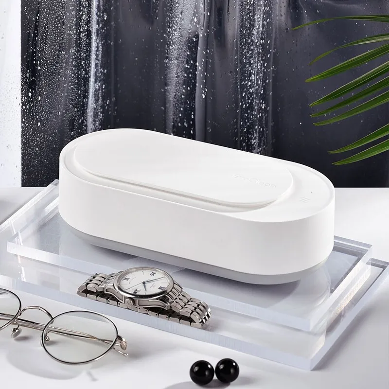

Mini Ultrasonic Cleaner Portable Cleaner DC12V Glasses Jewelry Denture Cleaner 45000HZ Portable Household Cleaner