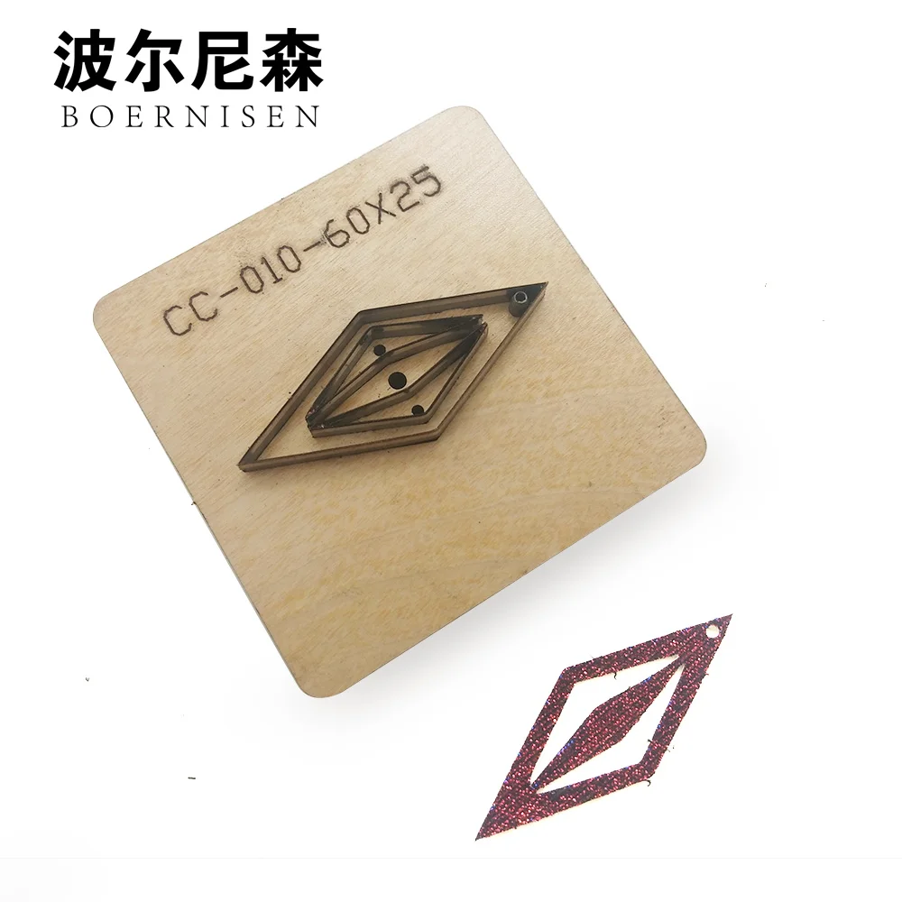 

New Japanese steel blade die-cut steel perforated brick stone earrings cutting mold leather craft leather cutter wood mold 2019