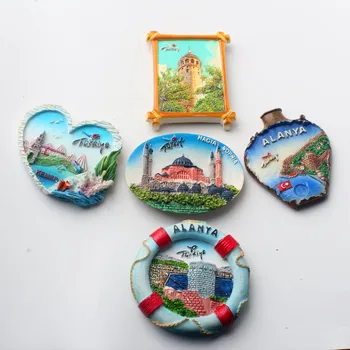

3D Fridge Magnets for Turkey Travel Souvenir Refrigerator Magnetic Sticker Craft Home Decor