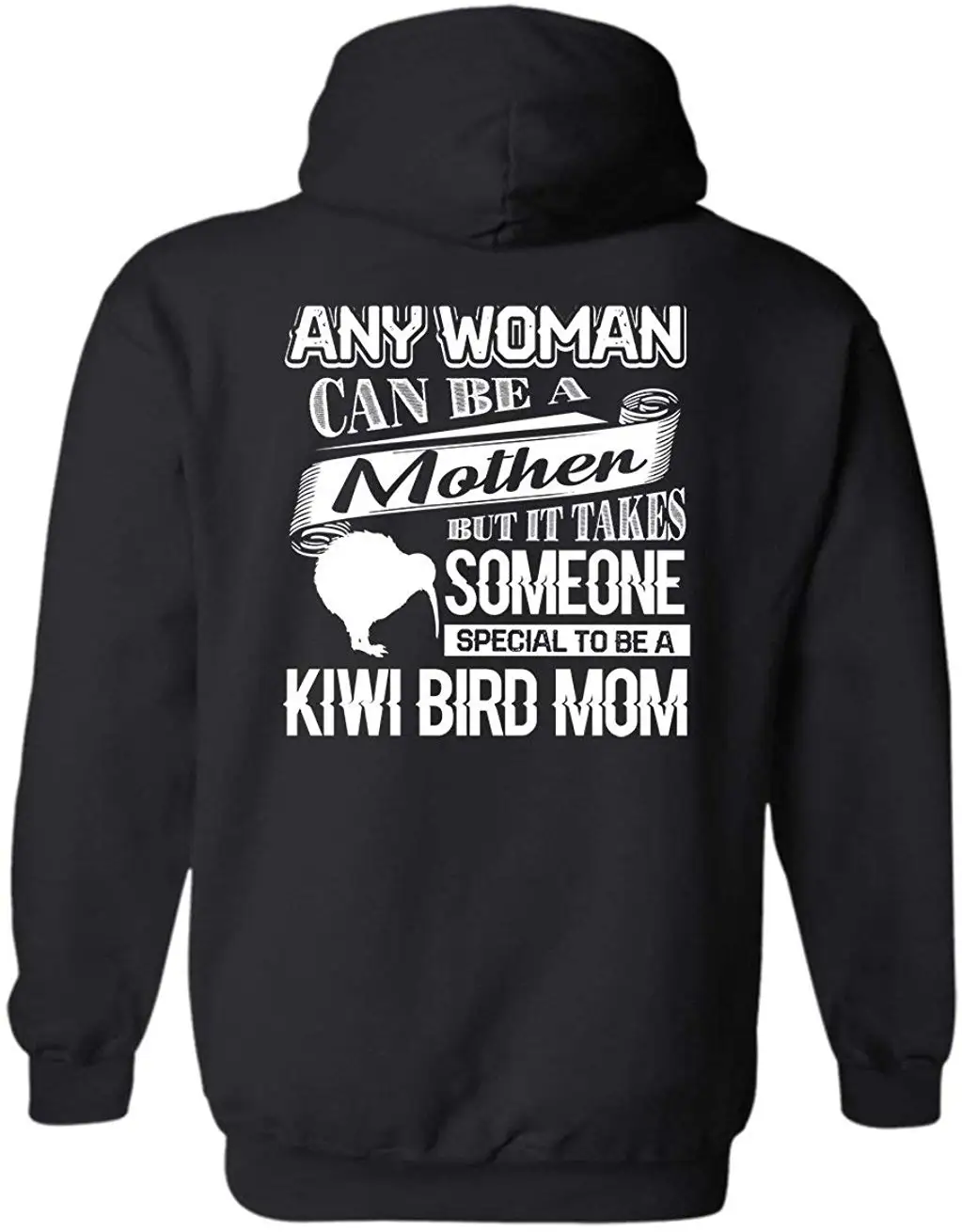 Толстовка с капюшоном и длинными рукавами с надписью «Proud to Be Kiwi Bird Mom», толстовка унисекс