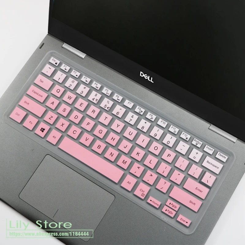 Для Dell Inspiron 14 дюймов 5000 серии 5482/5481(2 в 1) i5379 i5482 i5481 i5485 силиконовая клавиатура для ноутбука