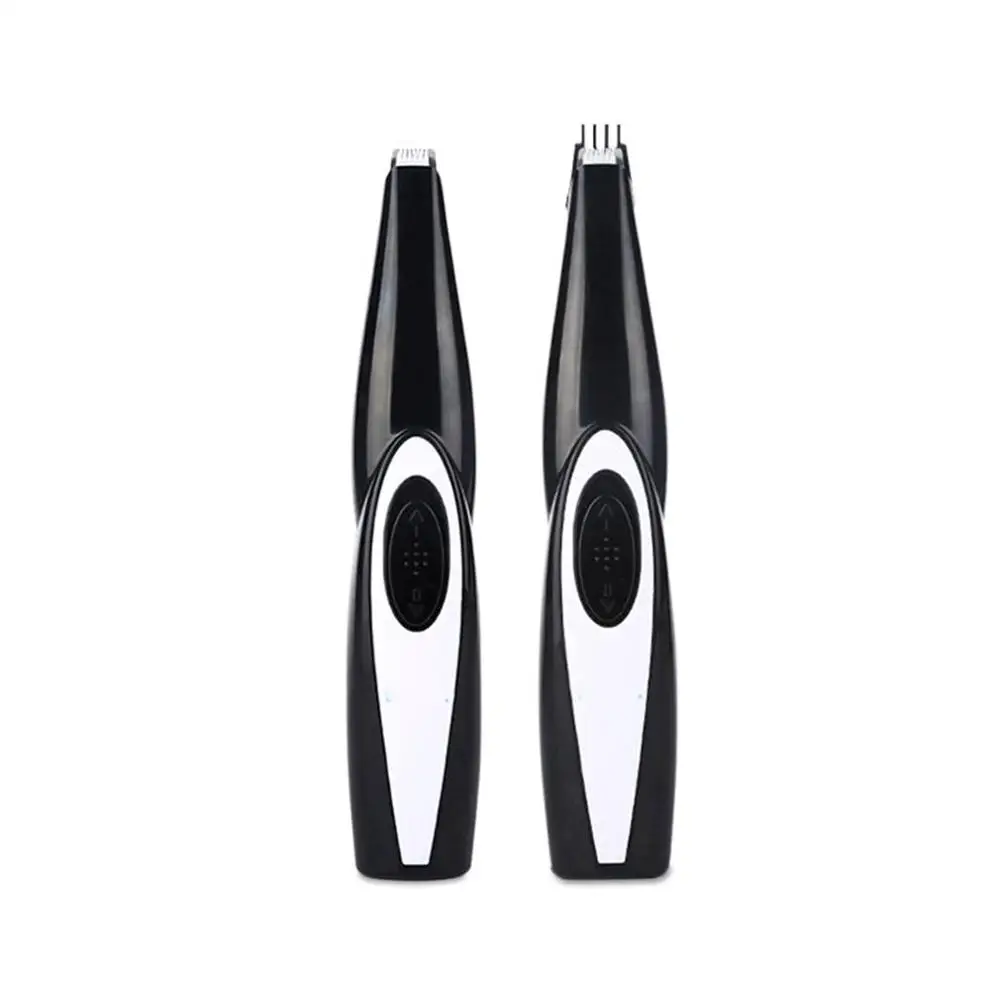black USB Перезаряжаемый триммер для собак, кошек, ног, волос, инструмент для ухода за домашними животными, Мини электрическая машинка для стрижки волос, машинка для стрижки волос, встроенный аккумулятор - Цвет: black