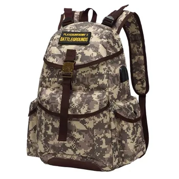 

Playerunknown's Battlegrounds PUBG Winner Chicken Dinner Level1-3 Instructor Backpack Multi-functional Backpack Multicolor