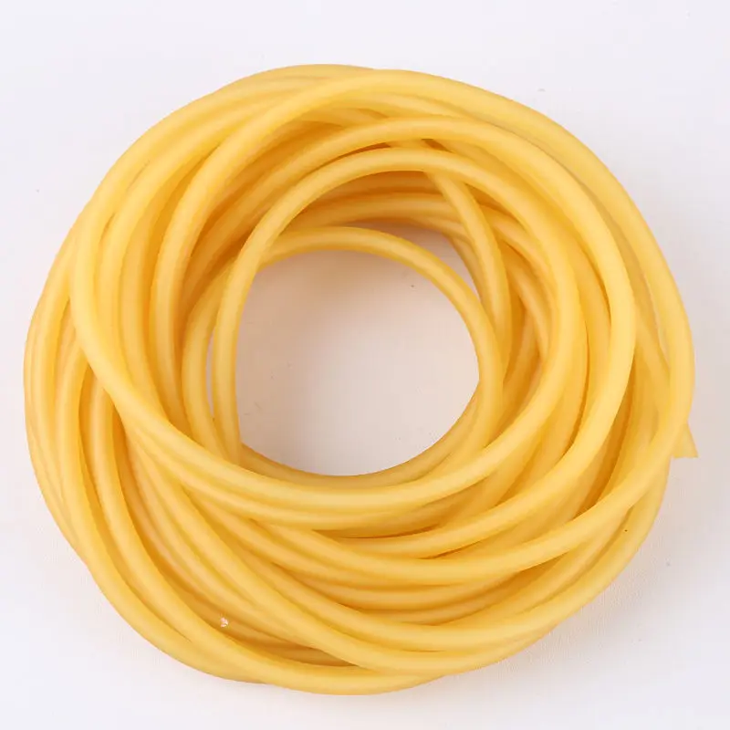 ID 1,8, 2, 3, 4, 5, 6, 7, 9mm 10mm 12 mm caucho de látex natural de alta resistencia elástico Médico Quirúrgico tubo catapulta