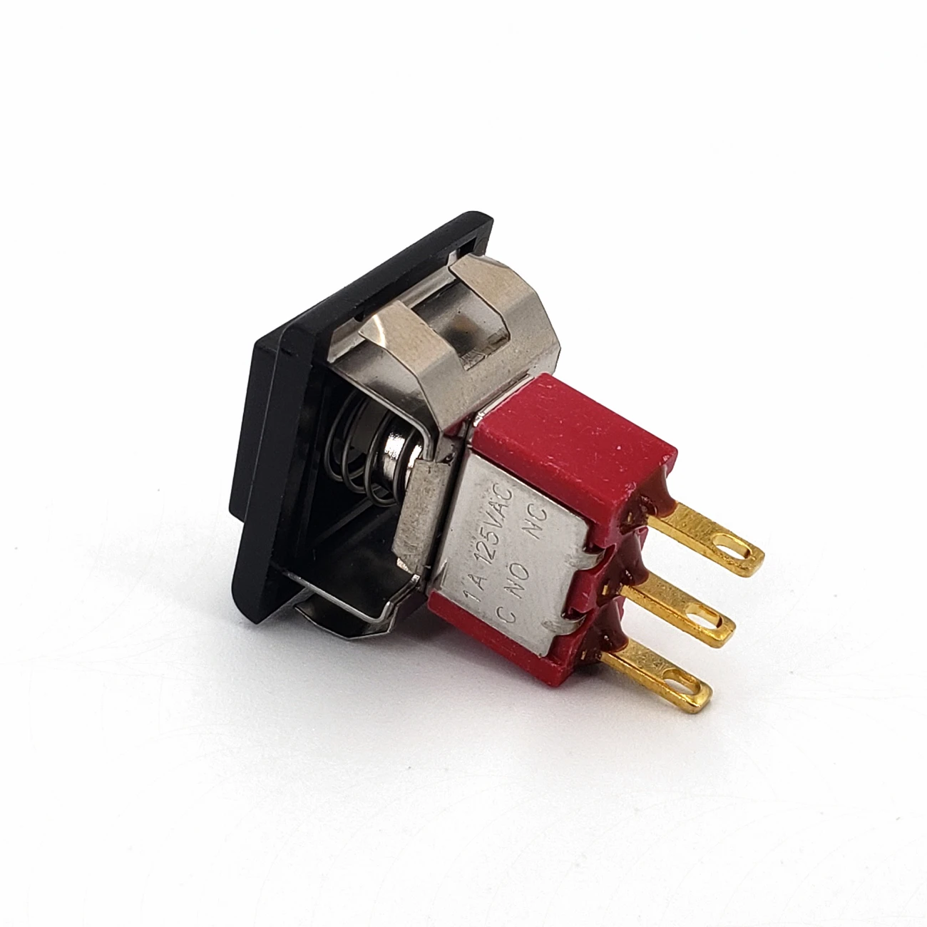 SH P8701 F22A квадратный защелкивающийся с рамкой 3Pin мгновенный SPDT Мини кнопочный