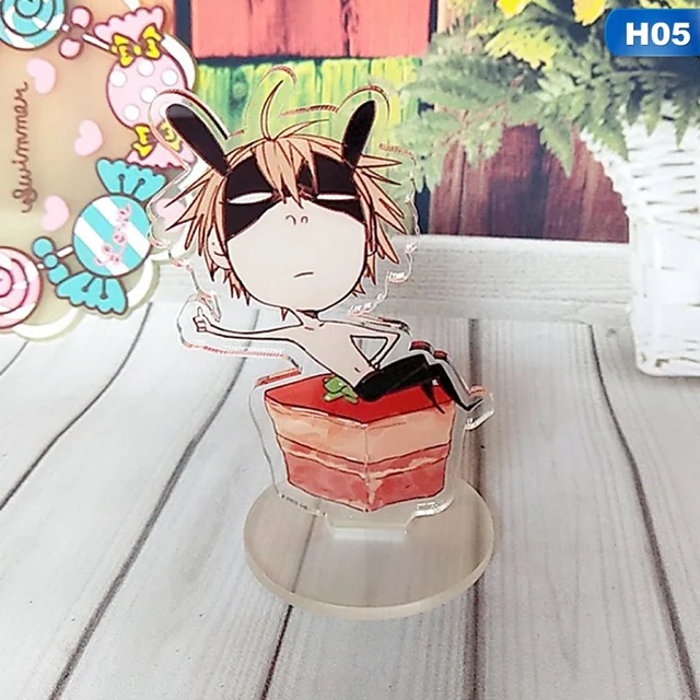 New 19 Days Mini Comic Characters Figurines Acrylic Ornaments Mo Guan Shan Anime Around Fans Gift Badge Holder Accessories Aliexpress