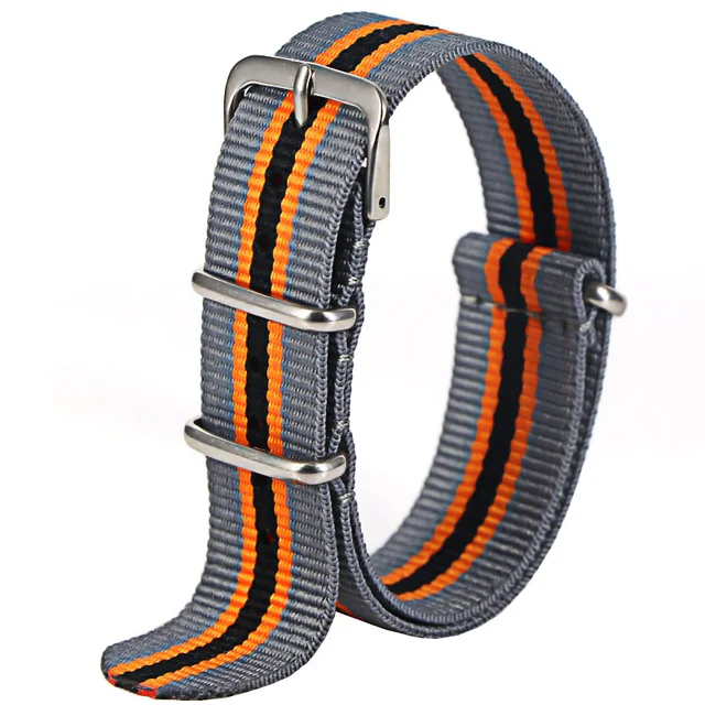 1pcs Nato Strap 18mm 20mm 22mm Nylon Watch Band Waterproof Watch Strap for Nato Army Sport Watch Dropshipping Belt Number 54