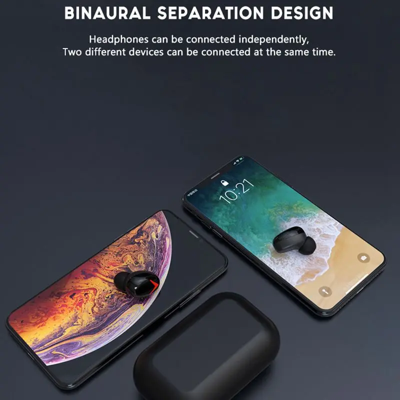TWS серия A8 Bluetooth беспроводная гарнитура 5 0 сенсорное управление тяжелый бас