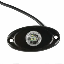 12 шт. 9 Вт белый светодиодный светильник в стиле рок, совместимый с джипом, внедорожником, грузовиком, лодкой, дном JA55