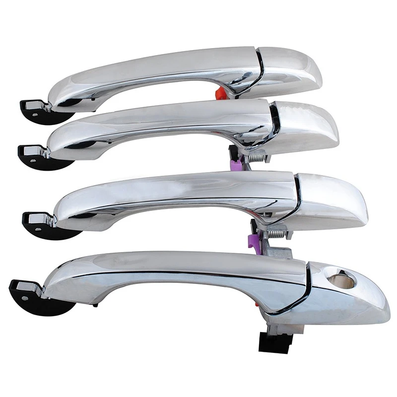 

Door Handle Set Replace for Chrysler 2005-2008 Dodge Magnum 2007 Charger Outside Exterior Outer Chrome Door Handle - 1 Front Lef