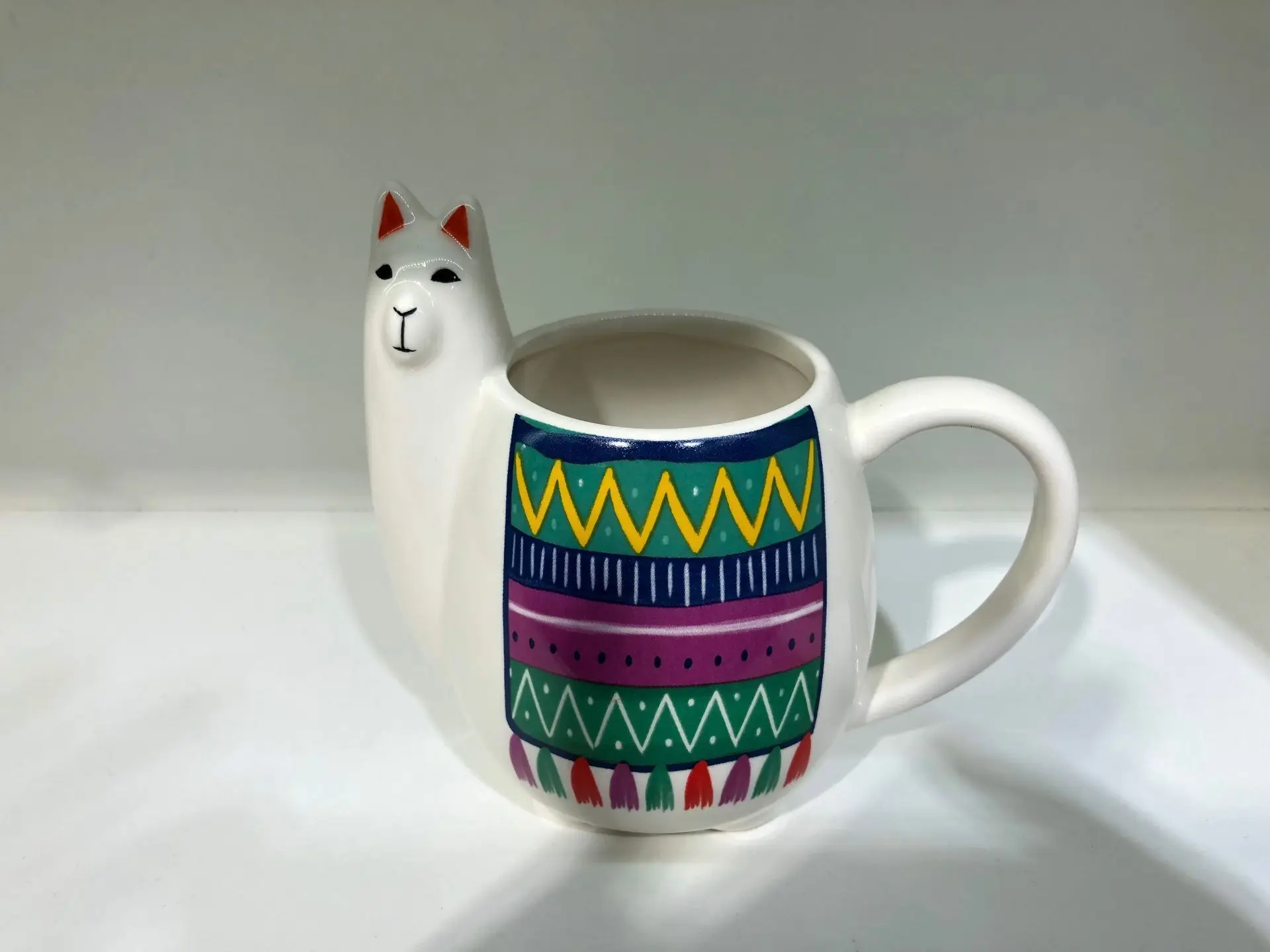 3d Alpaca Modeling Ceramics Coffee Mug Personality Animal Lamb Coffee Cup Breakfast Cappuccino Latte Coffee Milk Cups Teacup