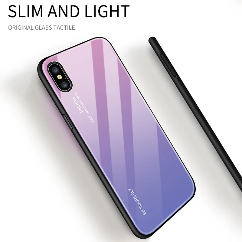 Для OPPO A52 A72 A92 A31 A9 2020 A12 Роскошный чехол Аврора Радуга градиентная серия