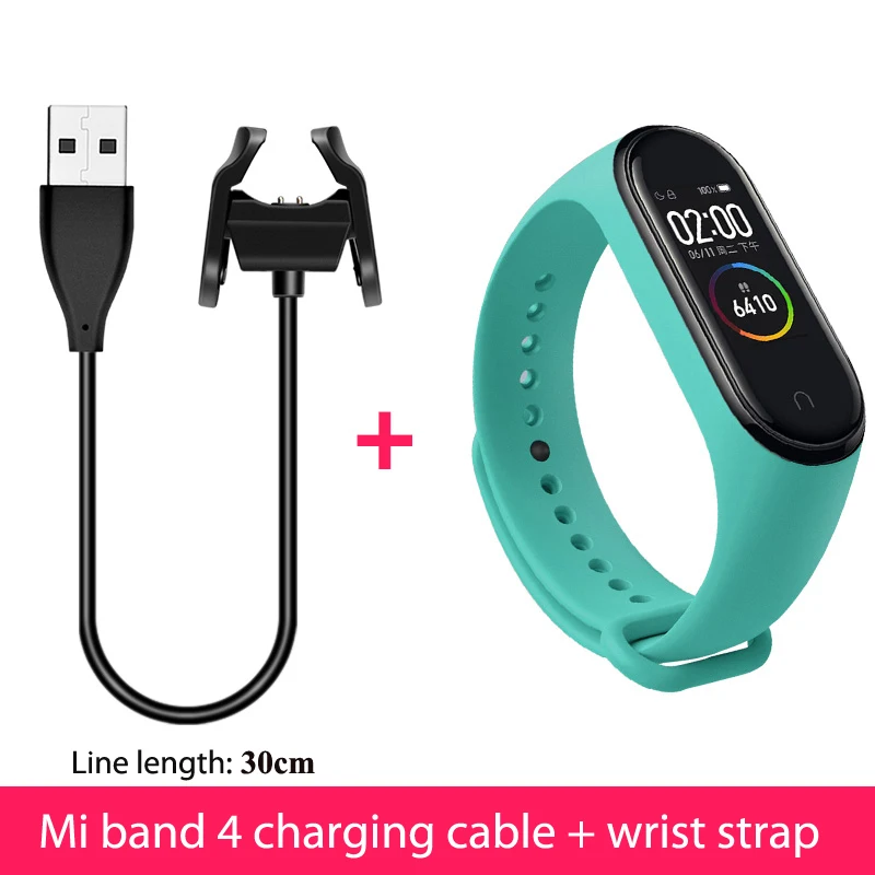 Для Xiaomi mi Band 4 usb зарядный кабель запасной переходник для зарядного устройства кабельный зажим mi Band 4 3 2 Аксессуары - Цвет: 3448