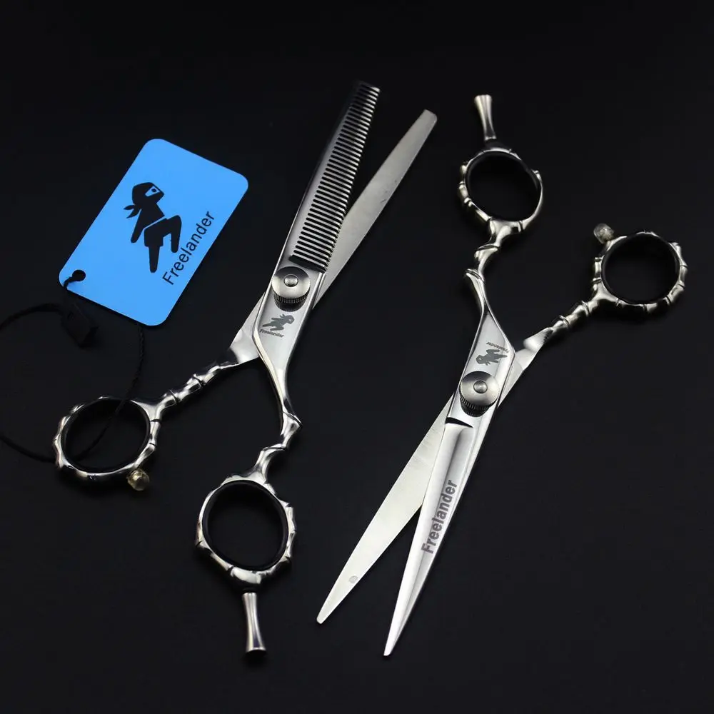 

6 inch Hair Scissors 440C Professional Barbers Cutting Scissors Thinning Shears Hairdressing Scissors