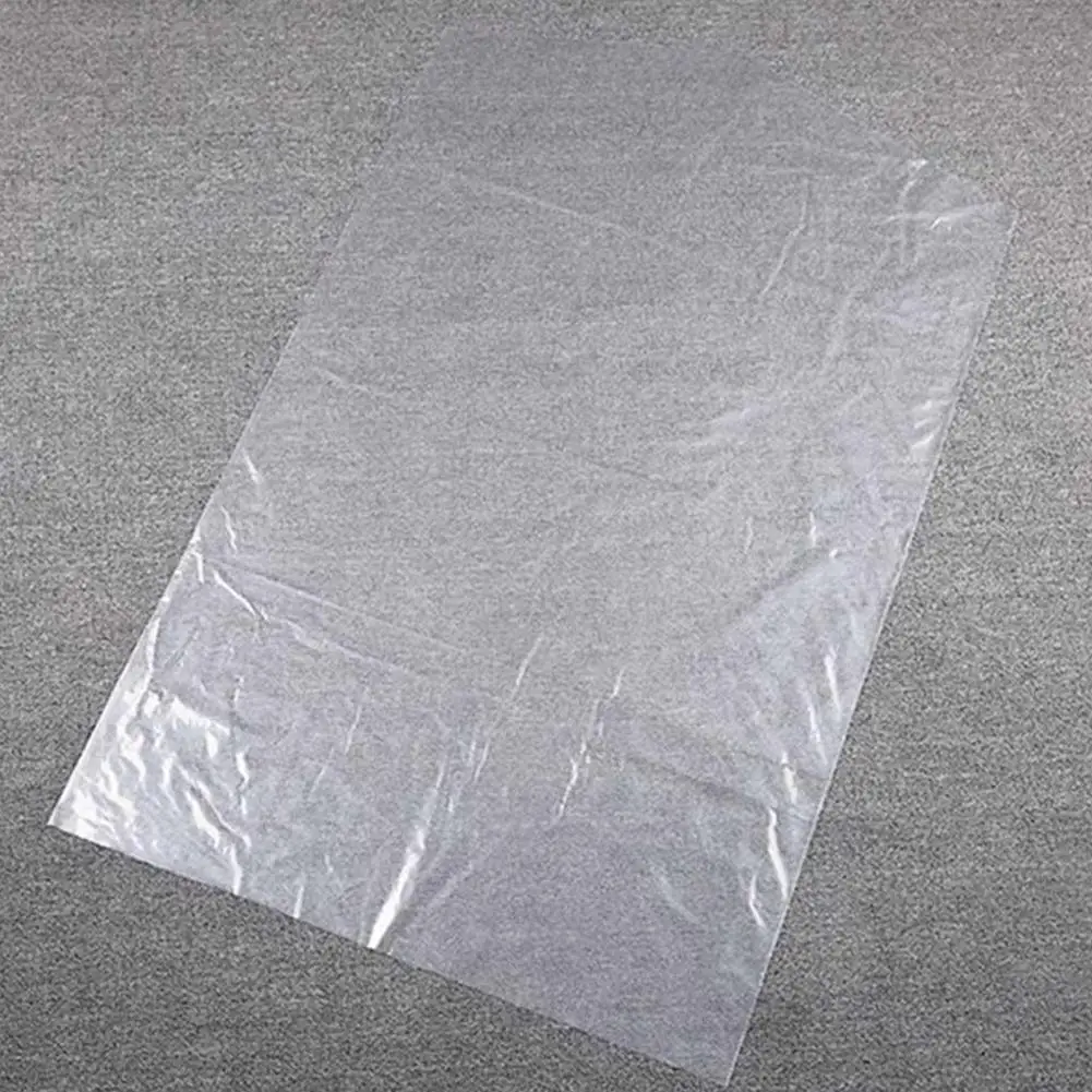 Чехол для одежды для защиты от пыли 2,2 шелк пальто костюм прозрачный Пластик химчистку одноразовые висячий карман Водонепроницаемый влагостойкие сумки