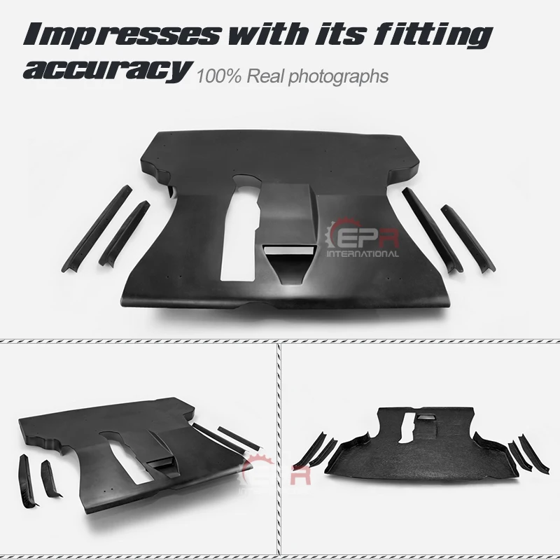 FRP Fiber Rear Roof Spoiler Wing Add For Nissan Stagea M34 MASA Style Unpainted