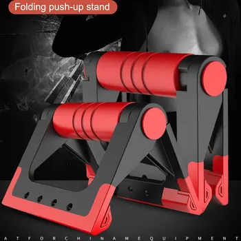 

Foldable Push-up Stand Men Gym Body Muscular Training Pushup Bar Exercise Building Rack Indoor Sports Fitness Equipment