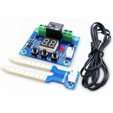 12V Automatic Watering Soil Humidity Sensor XH-M214 Controller Irrigation System Module Digital Display Sensors Plant Grow DIY