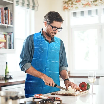 

1 Set Disposable Aprons One-time Use Protection Clothes for Tattoo Beauty Salon Pinafore Home Cooking Baking Waist Bib