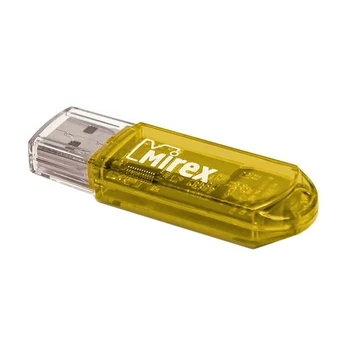 

Mirex ELF YELLOW Flash Drive, 16 GB, Thu up to 25 Mb / s, Zap up to 15 Mb / s, Yellow 2891023