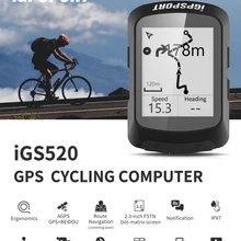Igpsport-computador para ciclismo igs520, com gps, ant +, acelerômetro embutido, bluetooth 5.0, notificação inteligente