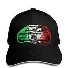 Итальянский Fiat 500 Мужская бейсболка автомобиль лучший из Италии классический Автомобильный флаг крутой дизайн snapback Кепка