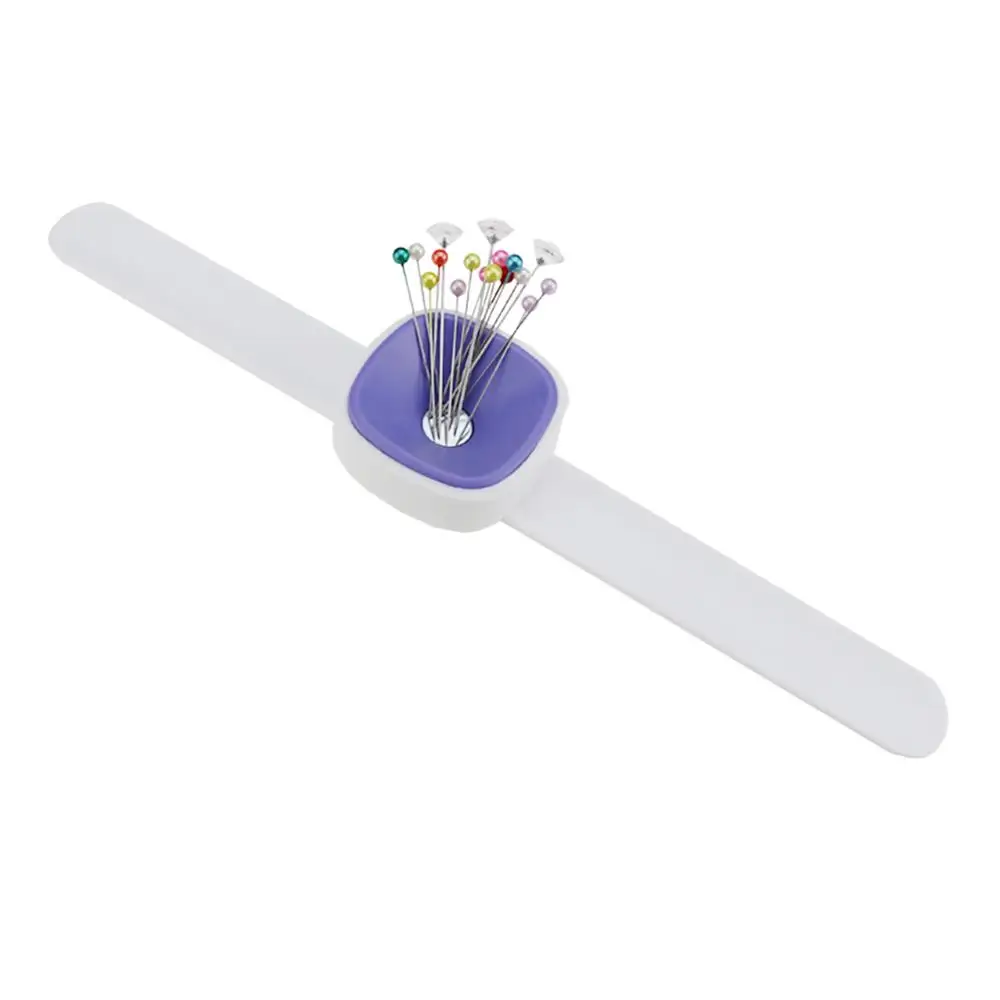 

Pincushions Magnetic Needle Box Pin Cushion Sewing Box Storage Wrist Clip Screw Knitting DIY