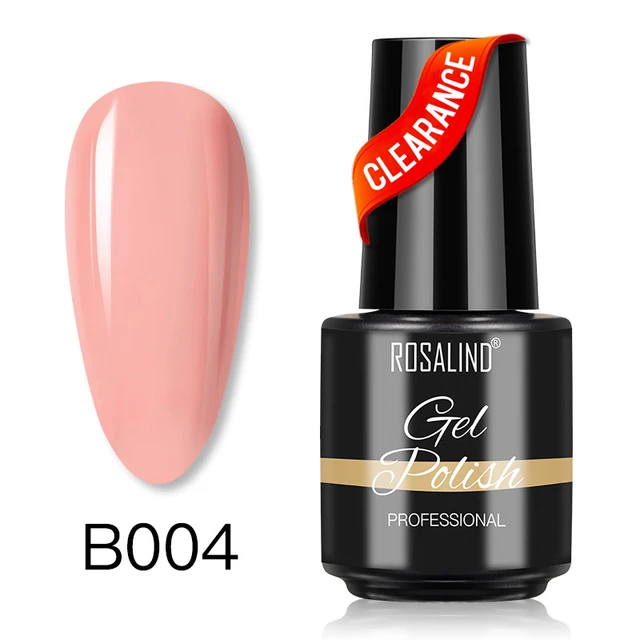 ROSALIND 7ml Gel Polish Semi Permanent Nails Gel Polish Soak Off UV LED Base Top Coat Vernis Nail Art Glitter Gel Varnish SLA-B004
