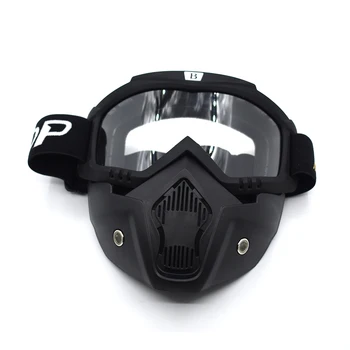 

Universal Motorcycle Goggles Filter Mask Separable Mask Helmet for honda CRF230M CRF230L XR650L CRF250R CRF110F CRF125F CRF1