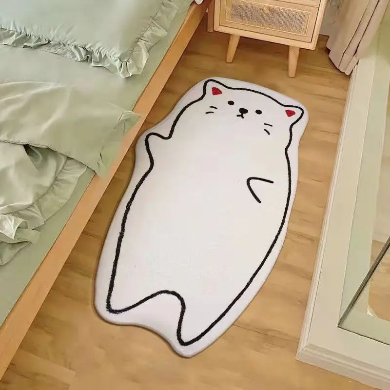 Newest Doormats Cat Bathroom Cute Bedroom Anti-Slip Door Mats Carton Rug Carpet 