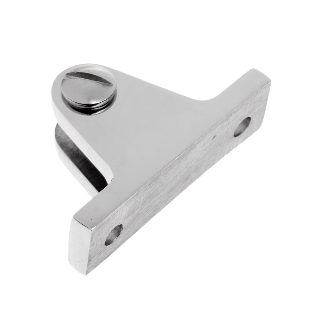 1 Pcs Polished Silver Marine Boat Deck Hinge Mount For Bimini Top Stainless Steel Fitting Hardware