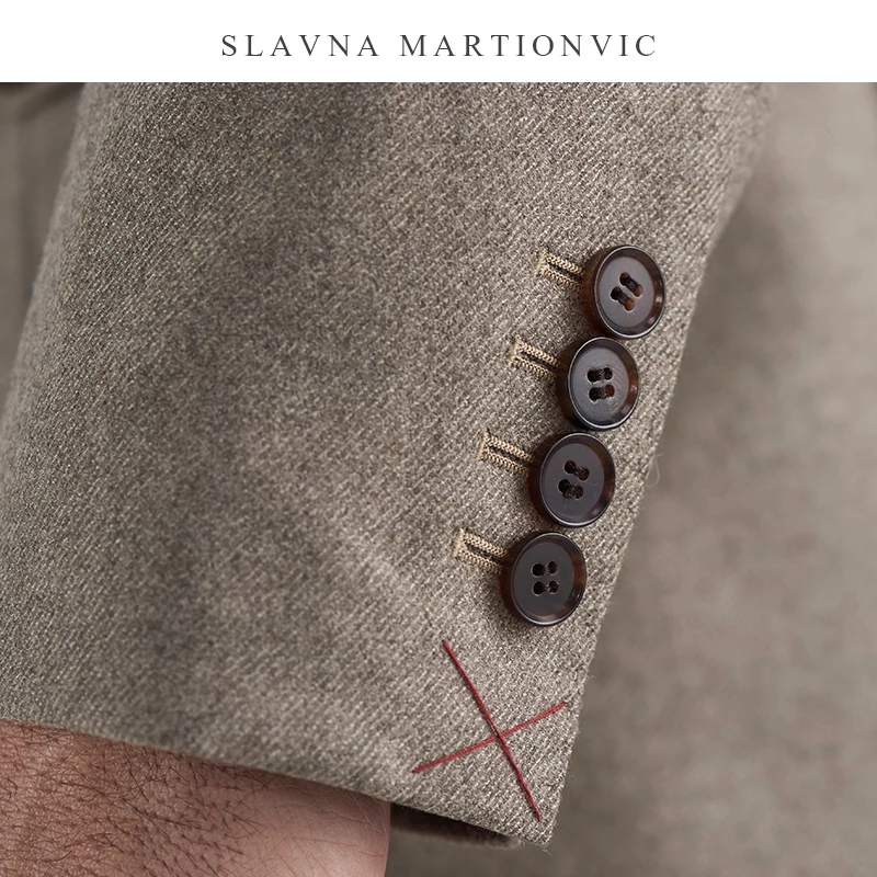 Slavna Martinovic, новая деловая повседневная куртка, модные комбинезоны, японская Ретро охотничья куртка, Мужская куртка на заказ, джентльменский стиль