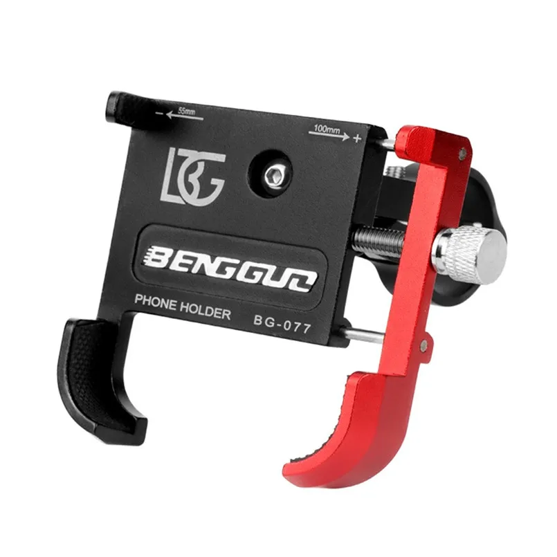 Bicycle Phone Mount Aluminum Bike Phone Holder Shockproof Fixing Bracket 8.5×8×5.5cm Bike Phone Holder 40DEC050205