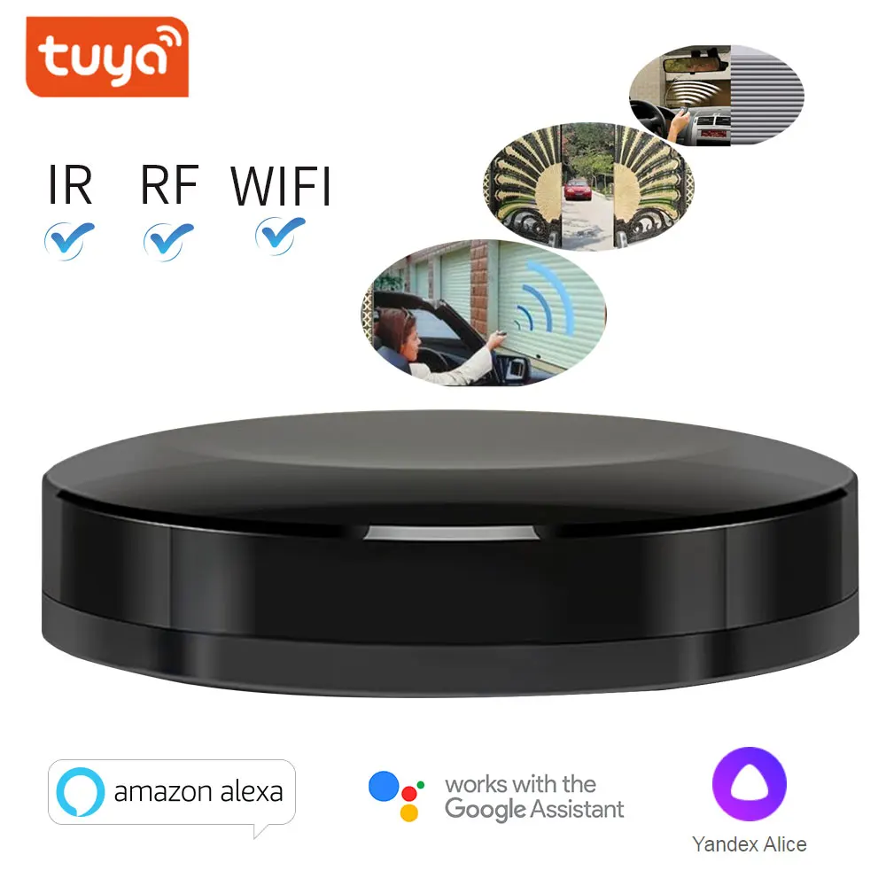 TUYA Smart Home IR+RF+4G Tv Light air fan DVD Switch  Remote Control Controller  Intelligent for Alexa Google home Yandex Alice