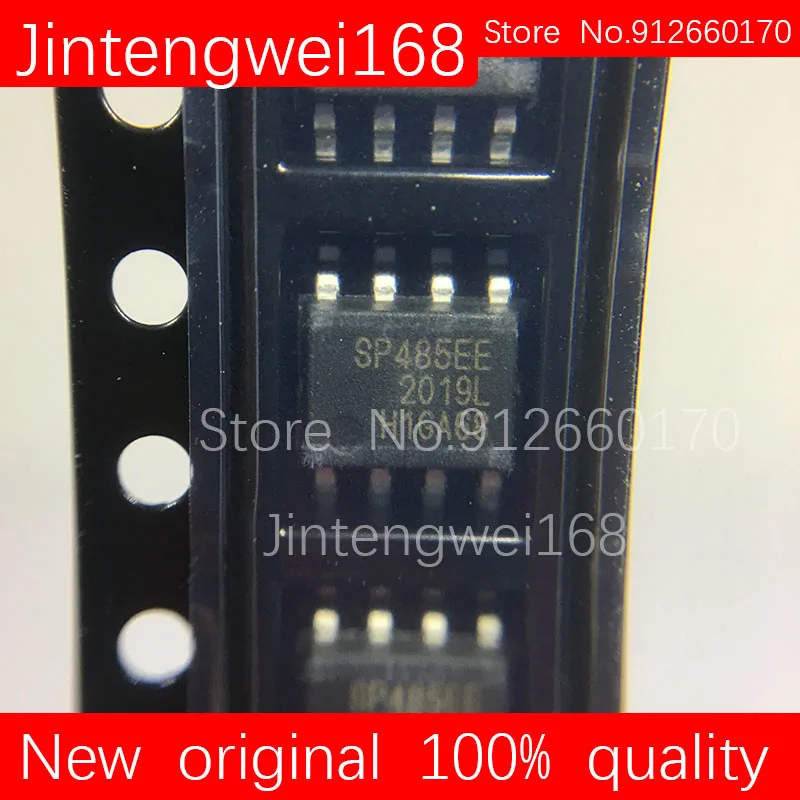 5PCS/LOT Original New SP485EEN Silkprint SP485EE SOP-8 SP485 SMD RS485/RS422 Transceiver Chip | Электронные компоненты и