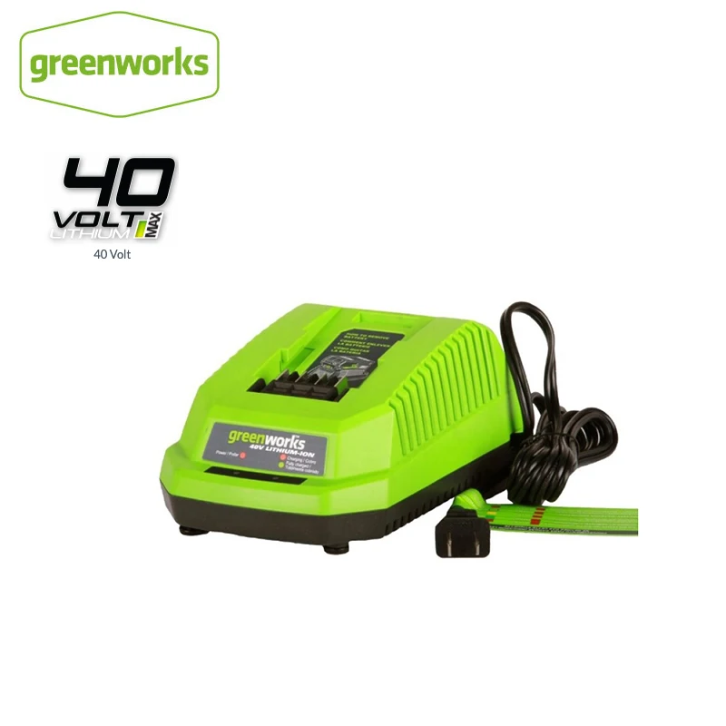 

Free shipping Lithium Battery Charger GreenWorks 29482 G-MAX 40V Li-Ion Charger for 40V battery 29472 Free Return