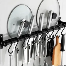 Полка из нержавеющей стали с полками, без крышек, кухонная посуда, крышки, стеллажи для кухни, настенные вешалки, Кухонная техника WJ111912